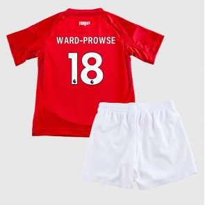 Nottingham Forest James Ward-Prowse #18 Dětské Domácí dres komplet 2024-25 Krátký Rukáv (+ trenýrky)